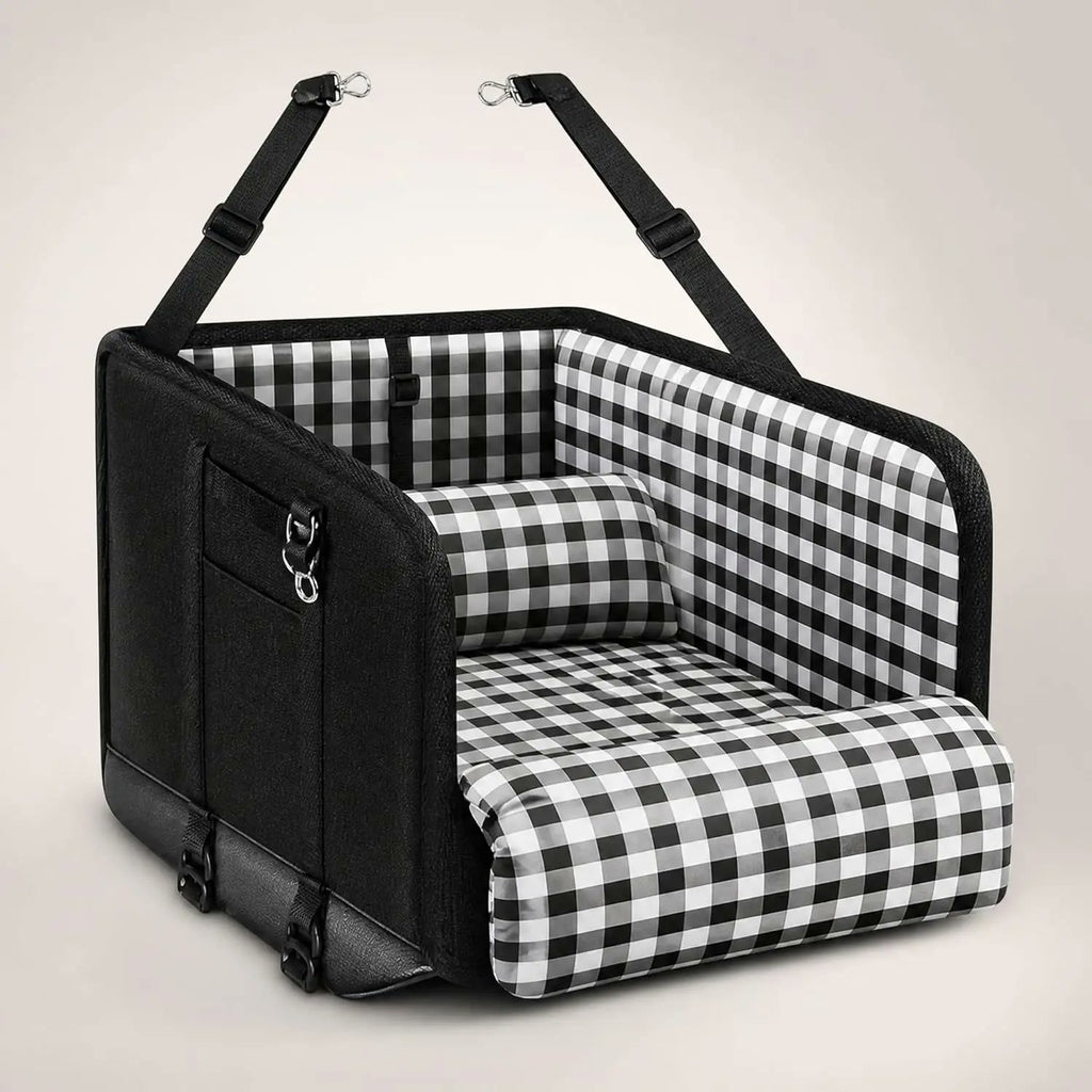 Console Dog Car Seat - Booster Seat for Small Dogs & Cats